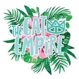 The Cat Empire Striped Tropical T-Shirt (Women's Size Based)