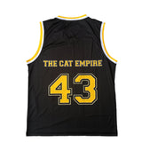 The Cat Empire Black Logo Basketball Jersey (Unisex)