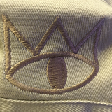 The Cat Empire Stone with Brown Logo Army Hat